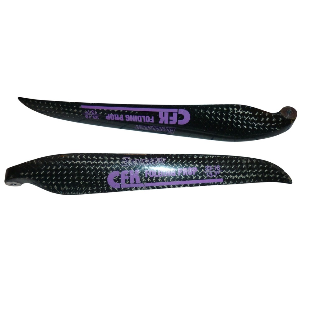 Graupner CFK Folding Prop 33-18 13-7 Carbon Fiber RC Propeller Blades Pair